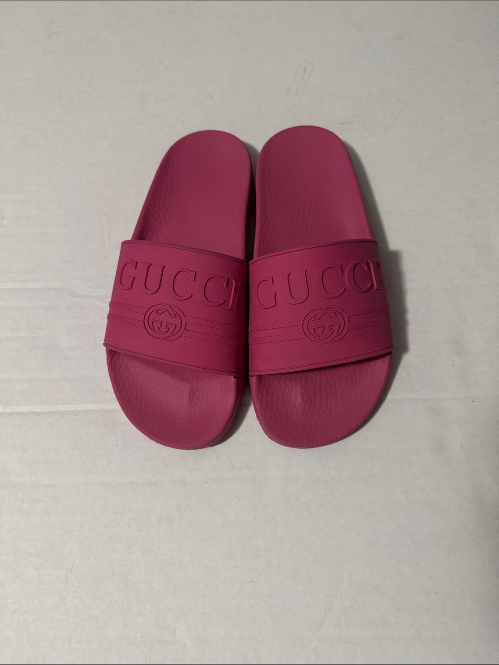 Gucci rubber slides